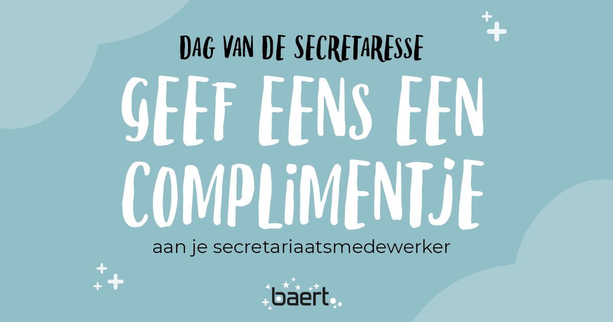 Dag van de secretaresse geef eens een complimentje en win een