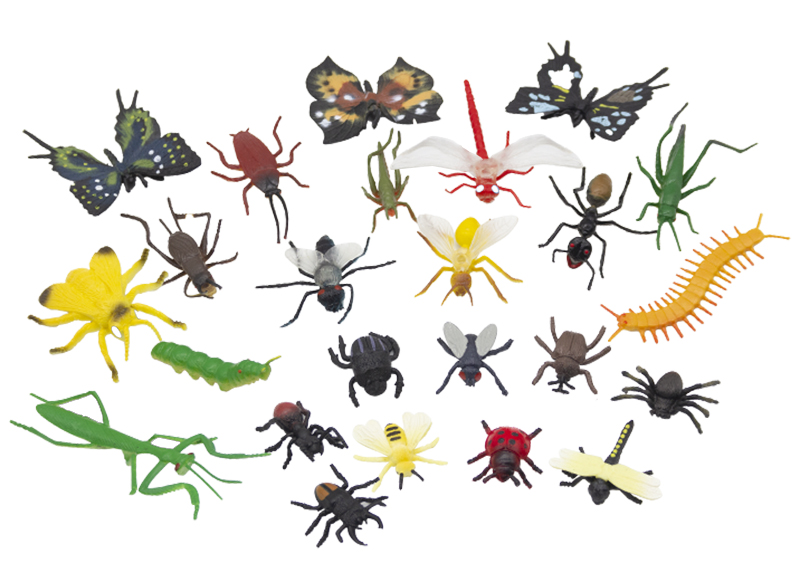 Array Logisch Piepen Speelgoed dieren - insecten - set van 48 assorti - Baert