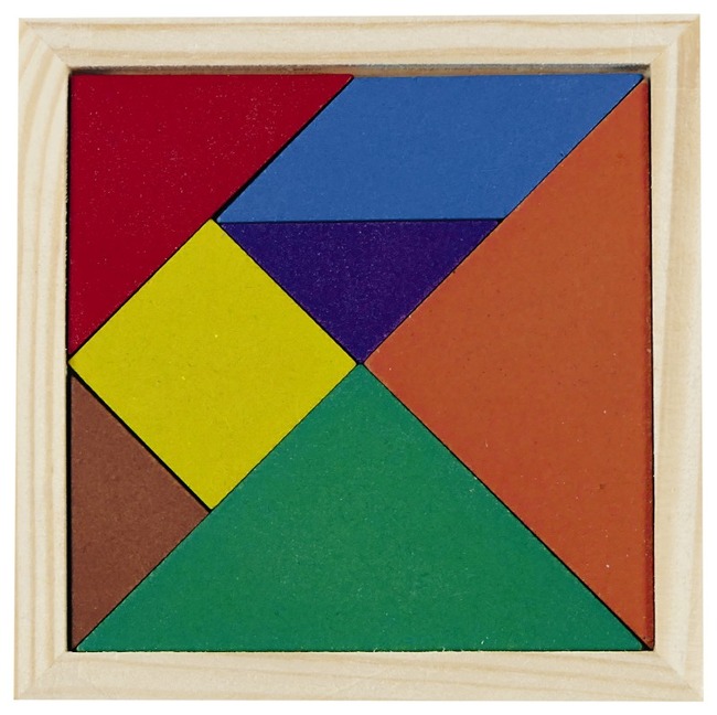 Tangram hout per stuk Baert