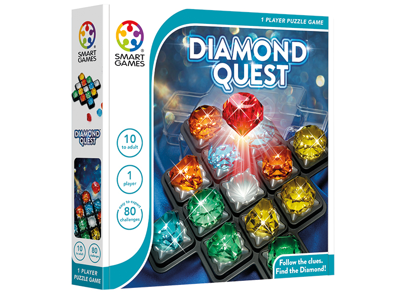 Zwart Het pad Infecteren Denkspel - SmartGames - Diamond Quest - per spel - Baert