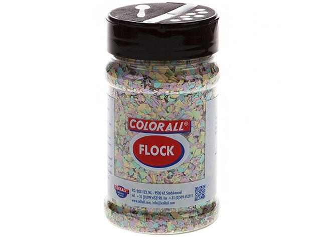 Decoratie - Colorall - Fleks Flock - vlokken in verschillende kleuren - per stuk