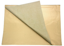 Knutselpapier - zijdepapier - goud - 50 x 70 cm - pak van 25 vellen
